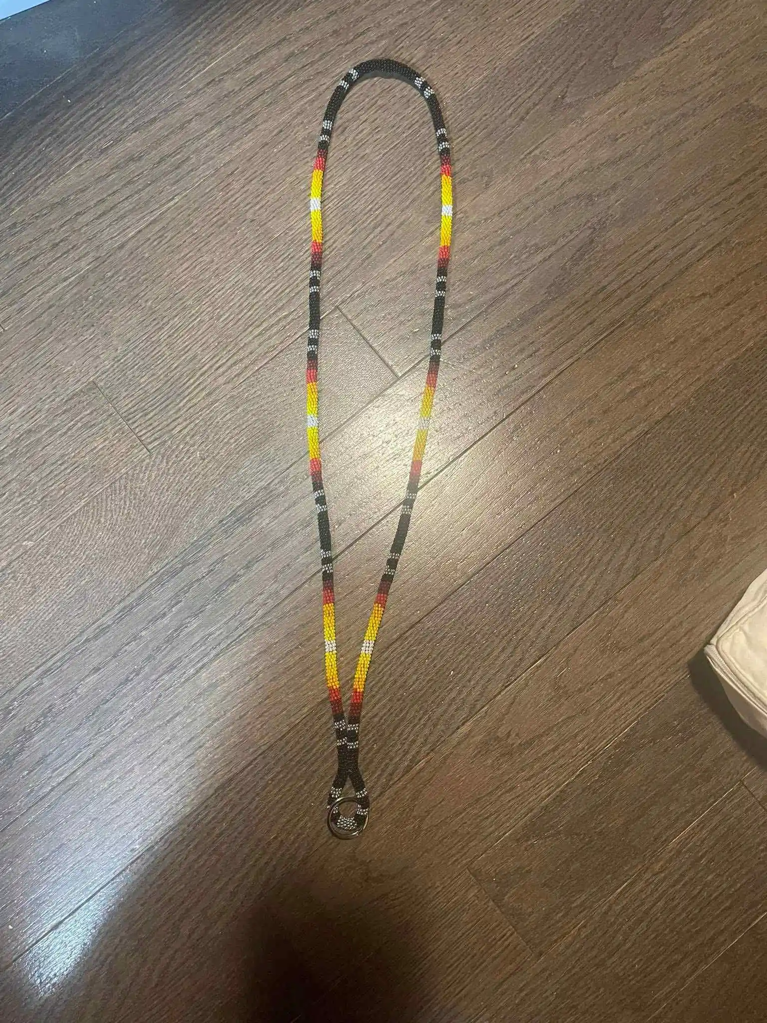 Handmade beaded lanyard design 28 from Thunder Bay